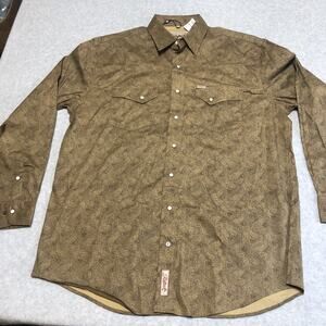 Rafter C Western Shirt Men's XL Cowboy Collection Pearl Snap Shirt NEW Paisley